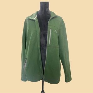 L.L. Bean Men’s Fleece Zip Up Jacket Size: Large